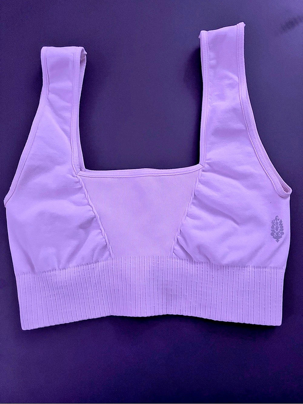 NWOT free people good karma square neck crop